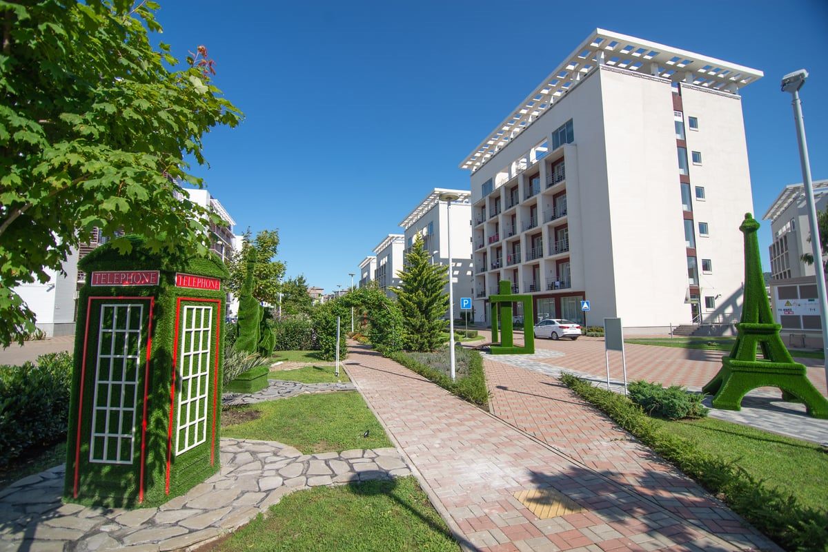 Топиари-парк зелёных фигур на территории Bridge Resort — фото 5